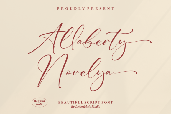 Allaberty Novelya: A Script Font for Makers