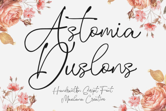 Astomia Duslons: A Versatile Script Font for Modern Brands