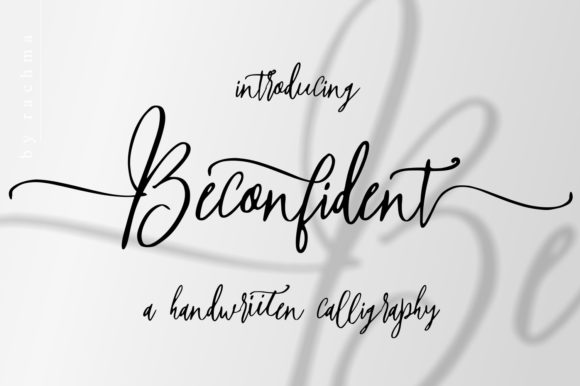 Beconfident: A Script Font for Bold Marketing