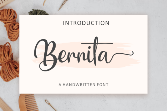 Bernita: A Script Typeface for Editorial Warmth