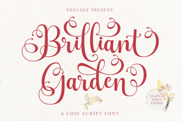 Brilliant Garden Font for Web Design