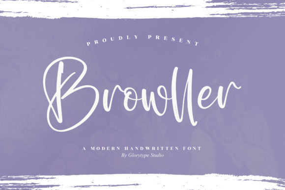 Browller: A Relaxed Script Font for Editorial Design