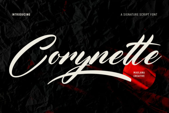 Corynette: A Script Font for Polished Branding