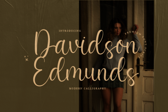 Davidson Edmunds: A Playful Script Font for Web Design
