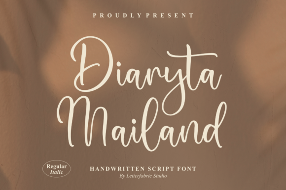 Diaryta Mailand: A Script Font for Editorial Design