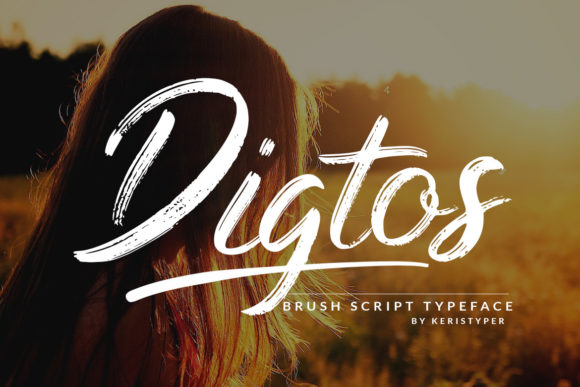Digtos: A Balanced Script Font for Editorial Design