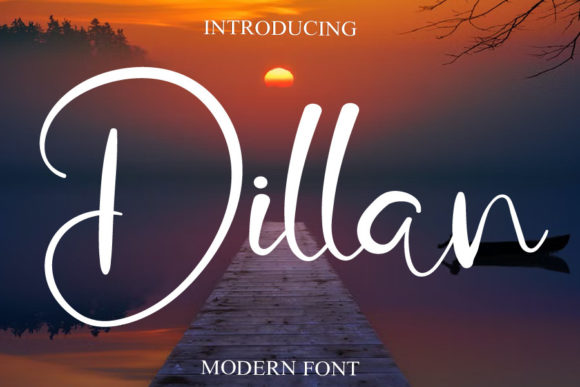 Dillan: A Graceful Script Font for Editorial Design