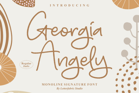 Georgia Angely: A Playful Script Font for Editorial Design