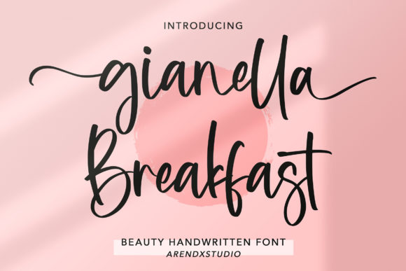 Gianella Breakfast: A Playful Script Font for Marketers