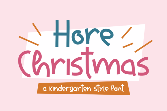 Hore Christmas Font for Playful Branding