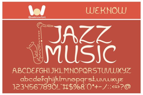 Jazz Music Font for Professional Branding
