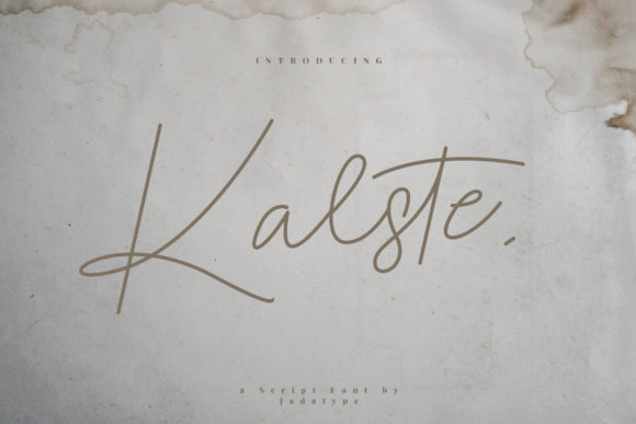 Kalste Font Review: Elevating Web Design with Delicate Script