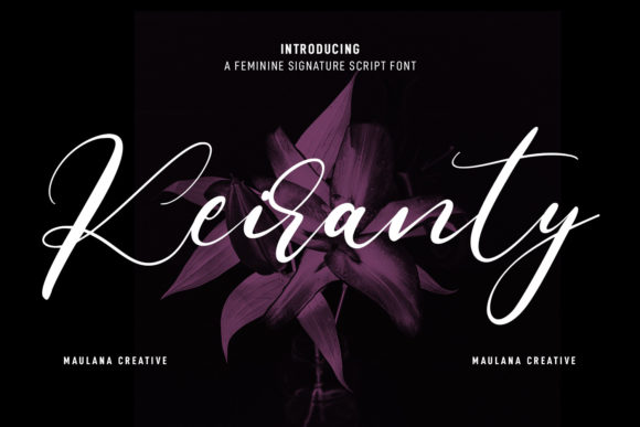 Keiranty: A Handwritten Font for Editorial Design