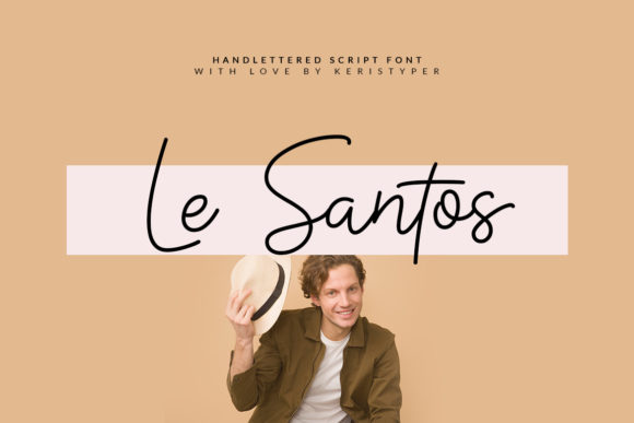 Le Santos: A Script Font for Scroll-Stopping Content