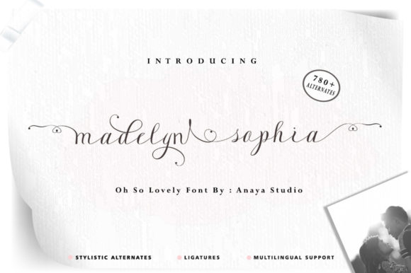 Madelyn Sophia: A Delicate Script Font for Modern Brands