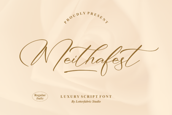 Meithafest: A Script Font for Bold Campaigns