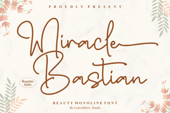 Miracle Bastian: A Refined Script Typeface