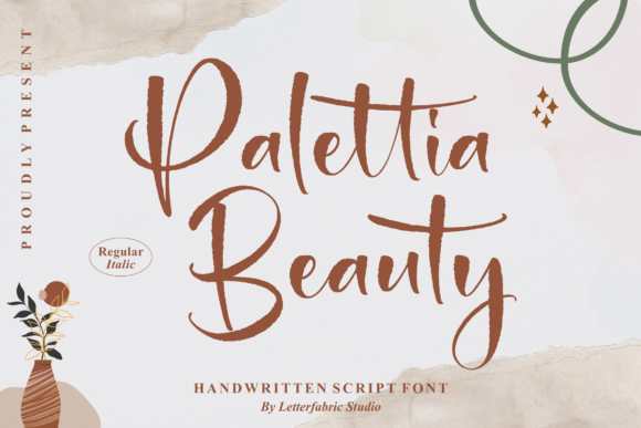 Palettia Beauty: A Handwritten Script Font for Crafters