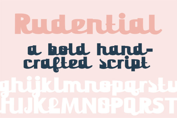 PN Rudential: A Bold Script Font for Makers