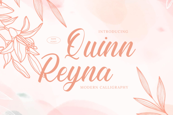 Quinn Reyna: A Playful Script Font for Editorial Design
