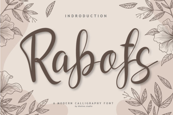 Rabofs: A Timeless Script Font for Makers