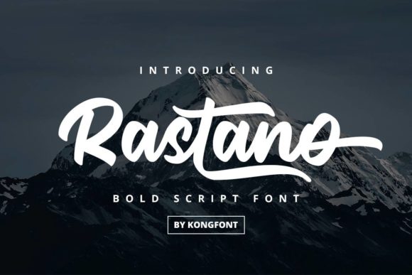 Rastano: A Playful Script Font for Editorial Design