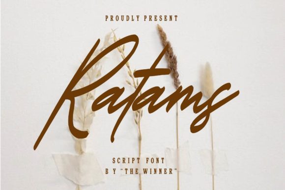 Ratams: A Delicate Script Font for Elegant Branding