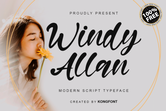 Windy Allan: A Free Script Font for Makers